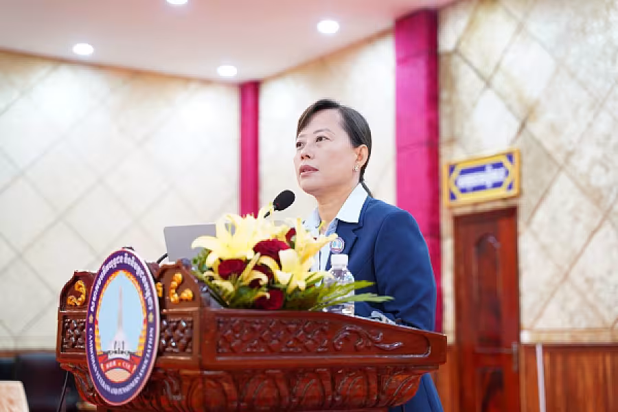 ឯកឧត្តម អ៊ុំ សុខ អញ្ជើញបើកវគ្គបណ្តុះបណ្តាលស្តីពីការងាររដ្ឋបាល និង ការងារបេឡាមរណសង្គ្រោះ ជូន អ.ន.ក.ខេត្តកំពត - Image 5