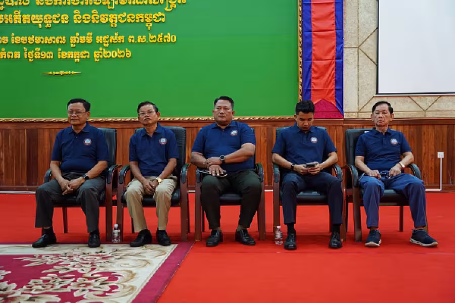 ឯកឧត្តម អ៊ុំ សុខ អញ្ជើញបើកវគ្គបណ្តុះបណ្តាលស្តីពីការងាររដ្ឋបាល និង ការងារបេឡាមរណសង្គ្រោះ ជូន អ.ន.ក.ខេត្តកំពត - Image 8