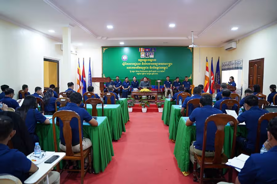 ឯកឧត្តម អ៊ុំ សុខ អញ្ជើញបើកវគ្គបណ្តុះបណ្តាលស្តីពីការងាររដ្ឋបាល និង ការងារបេឡាមរណសង្គ្រោះ ជូន អ.ន.ក.ខេត្តកែប - Image 8