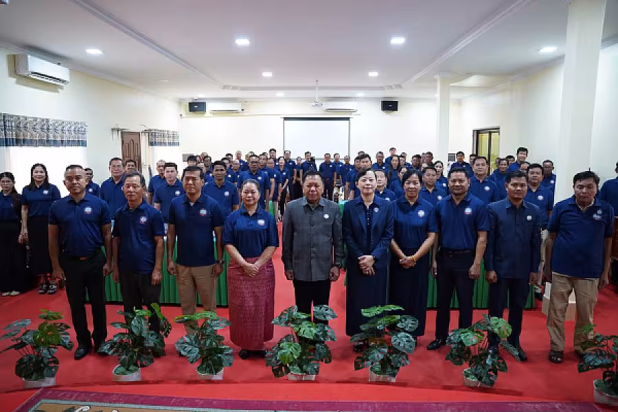 ឯកឧត្តម អ៊ុំ សុខ អញ្ជើញបើកវគ្គបណ្តុះបណ្តាលស្តីពីការងាររដ្ឋបាល និង ការងារបេឡាមរណសង្គ្រោះ ជូន អ.ន.ក.ខេត្តកែប - Image 10