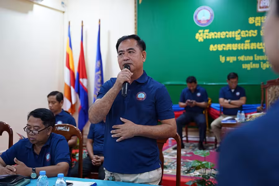 ឯកឧត្តម អ៊ុំ សុខ អញ្ជើញបើកវគ្គបណ្តុះបណ្តាលស្តីពីការងាររដ្ឋបាល និង ការងារបេឡាមរណសង្គ្រោះ ជូន អ.ន.ក.ខេត្តកែប - Image 18