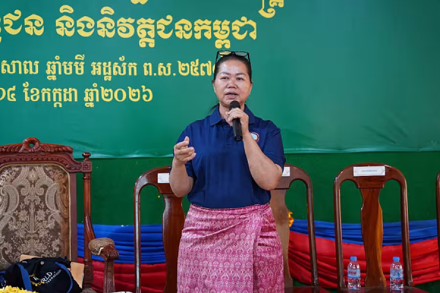 ឯកឧត្តម អ៊ុំ សុខ អញ្ជើញបើកវគ្គបណ្តុះបណ្តាលស្តីពីការងាររដ្ឋបាល និង ការងារបេឡាមរណសង្គ្រោះ ជូន អ.ន.ក.ខេត្តកែប - Image 21