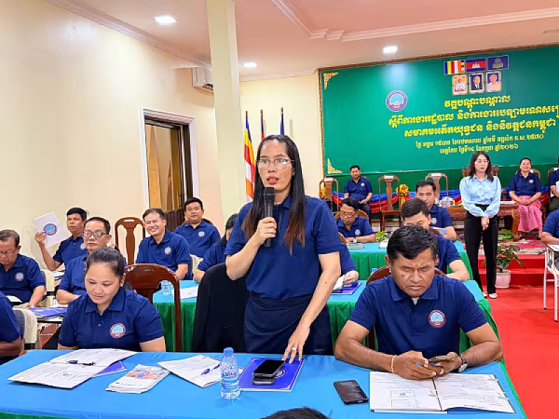 ឯកឧត្តម អ៊ុំ សុខ អញ្ជើញបើកវគ្គបណ្តុះបណ្តាលស្តីពីការងាររដ្ឋបាល និង ការងារបេឡាមរណសង្គ្រោះ ជូន អ.ន.ក.ខេត្តកែប - Image 29