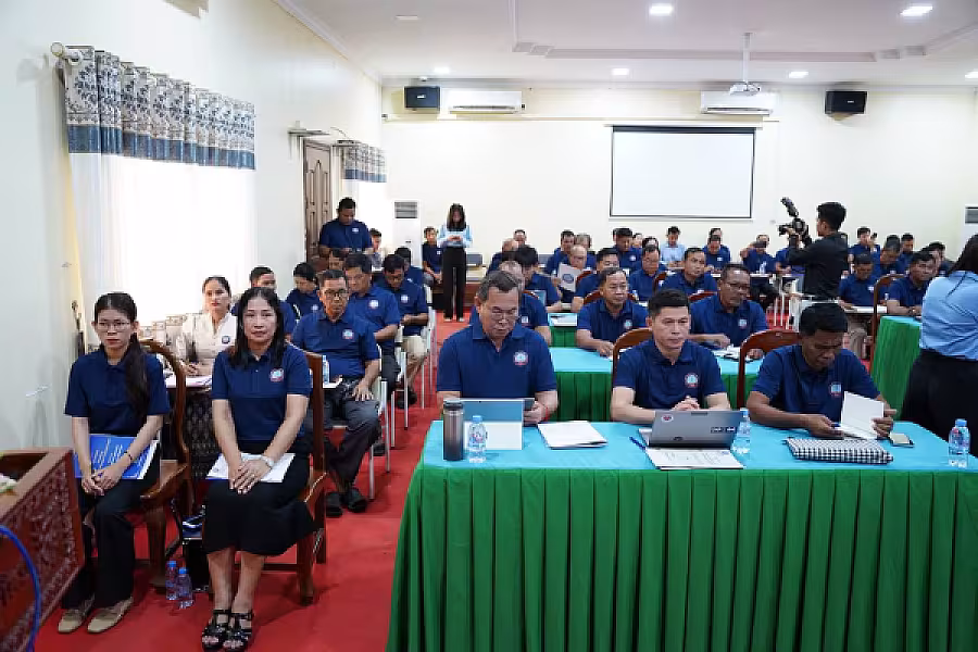 ឯកឧត្តម អ៊ុំ សុខ អញ្ជើញបើកវគ្គបណ្តុះបណ្តាលស្តីពីការងាររដ្ឋបាល និង ការងារបេឡាមរណសង្គ្រោះ ជូន អ.ន.ក.ខេត្តកែប - Image 35