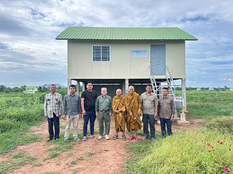 អ.ន.ក.ខេត្តបាត់ដំបង ចុះពិនិត្យទីតាំងដីសម្បទានសង្គមកិច្ចសម្រាប់ធ្វើវត្ត  - Image 2