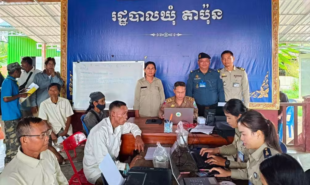 អ.ន.ក.ស្រុកសង្កែ និងសាខាឃុំ ចុះធ្វើបច្ចុប្បន្នភាពអតីតយុទ្ធជន និងនិវត្តជន 