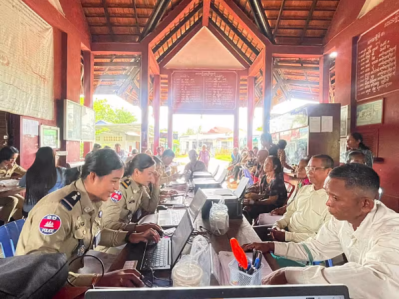 អ.ន.ក.ស្រុកសង្កែ និងសាខាឃុំ ចុះធ្វើបច្ចុប្បន្នភាពអតីតយុទ្ធជន និងនិវត្តជន  - Image 9