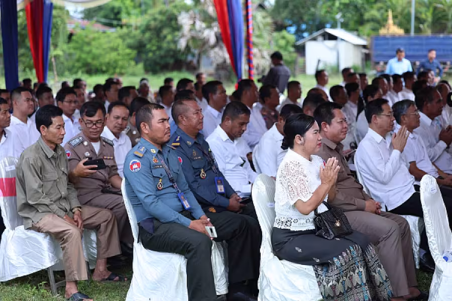 ឯកឧត្តម គន់ គីម អញ្ជើញក្នុងពិធីបញ្ចុះបឋមសិលាសាងសង់អគារទីស្នាក់ការ អ.ន.ក.ខេត្តកំពង់ស្ពឺ - Image 29