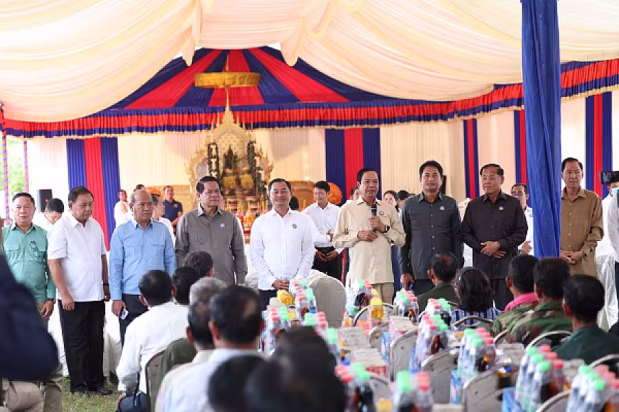 ឯកឧត្តម គន់ គីម អញ្ជើញក្នុងពិធីបញ្ចុះបឋមសិលាសាងសង់អគារទីស្នាក់ការ អ.ន.ក.ខេត្តកំពង់ស្ពឺ - Image 33