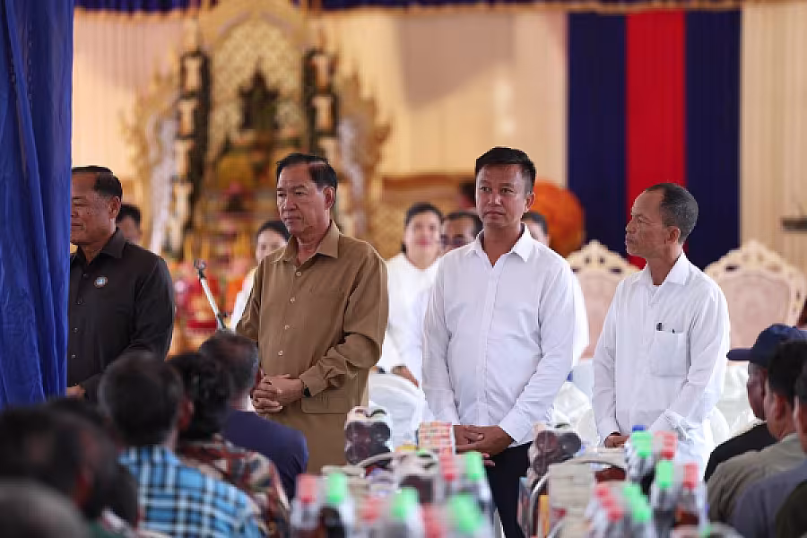 ឯកឧត្តម គន់ គីម អញ្ជើញក្នុងពិធីបញ្ចុះបឋមសិលាសាងសង់អគារទីស្នាក់ការ អ.ន.ក.ខេត្តកំពង់ស្ពឺ - Image 34