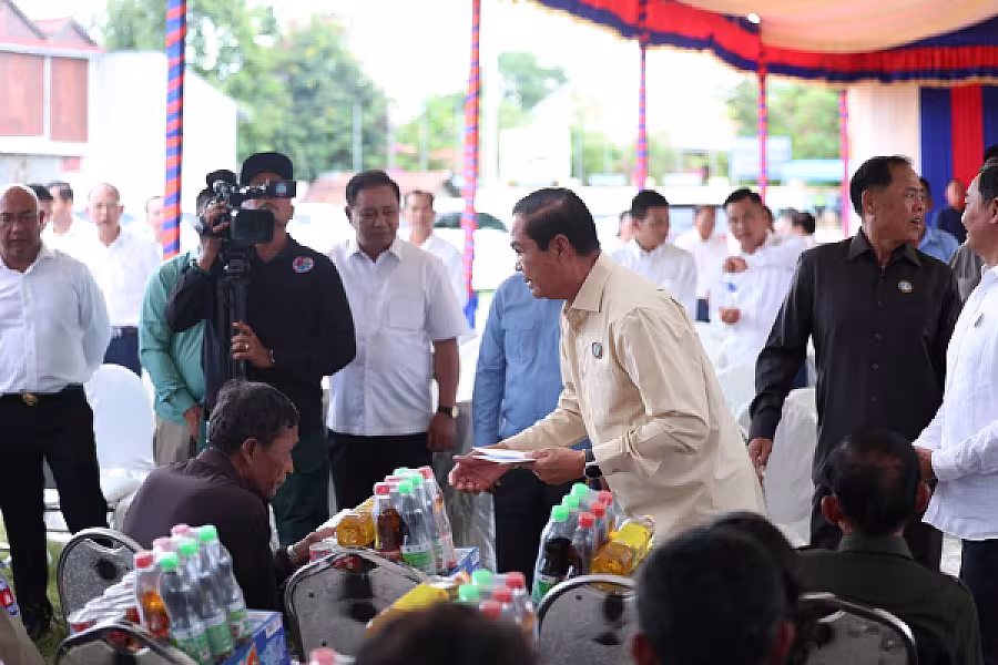 ឯកឧត្តម គន់ គីម អញ្ជើញក្នុងពិធីបញ្ចុះបឋមសិលាសាងសង់អគារទីស្នាក់ការ អ.ន.ក.ខេត្តកំពង់ស្ពឺ - Image 35