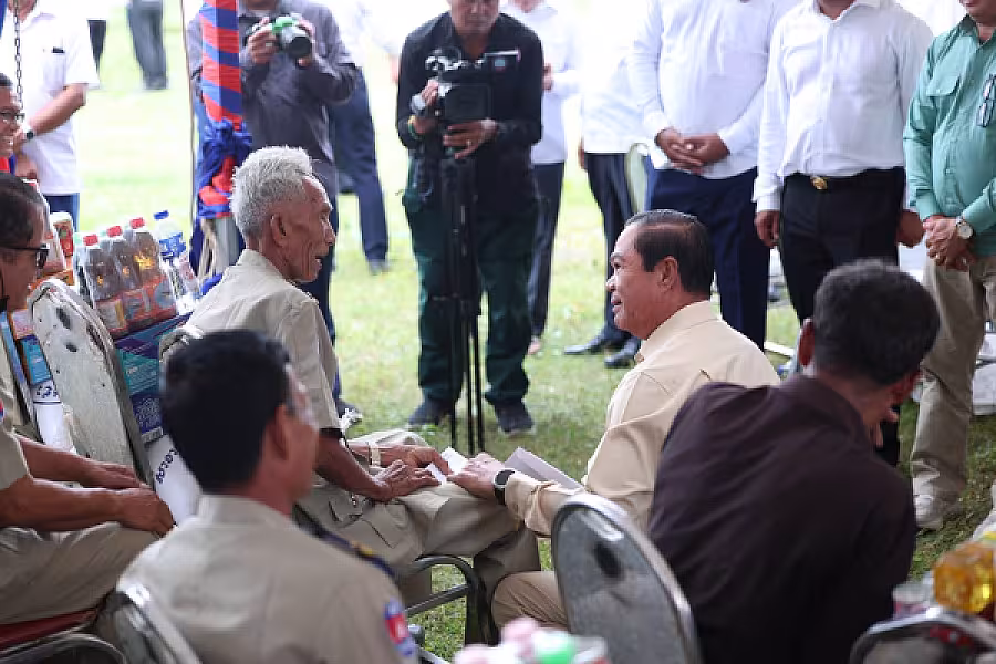 ឯកឧត្តម គន់ គីម អញ្ជើញក្នុងពិធីបញ្ចុះបឋមសិលាសាងសង់អគារទីស្នាក់ការ អ.ន.ក.ខេត្តកំពង់ស្ពឺ - Image 36