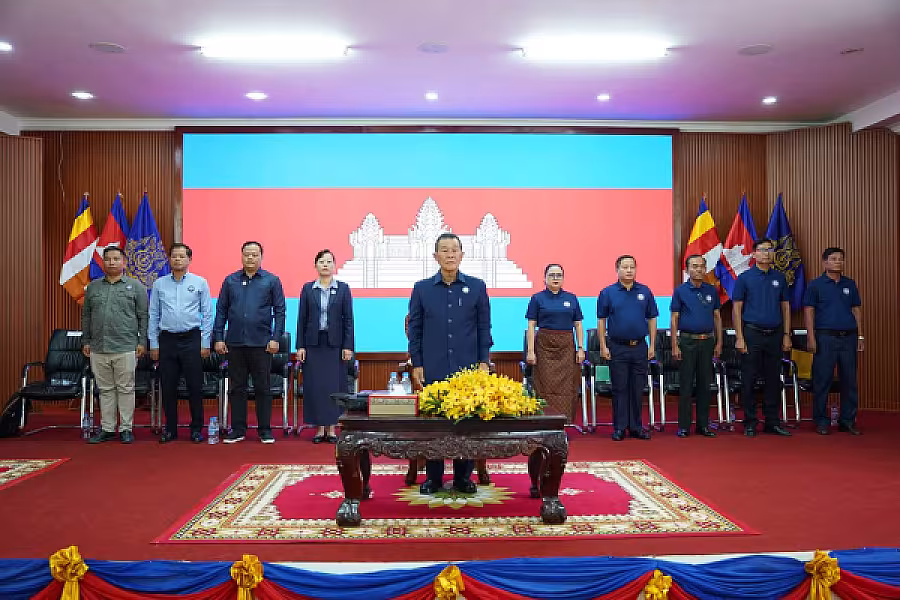 ឯកឧត្តម ឈៀ ស៊ីដារ៉ា អញ្ជើញបើកវគ្គបណ្តុះបណ្តាលស្តីពីការងាររដ្ឋបាល និង ការងារបេឡាមរណសង្គ្រោះ ជូន អ.ន.ក.ខេត្តតាកែវ - Image 4