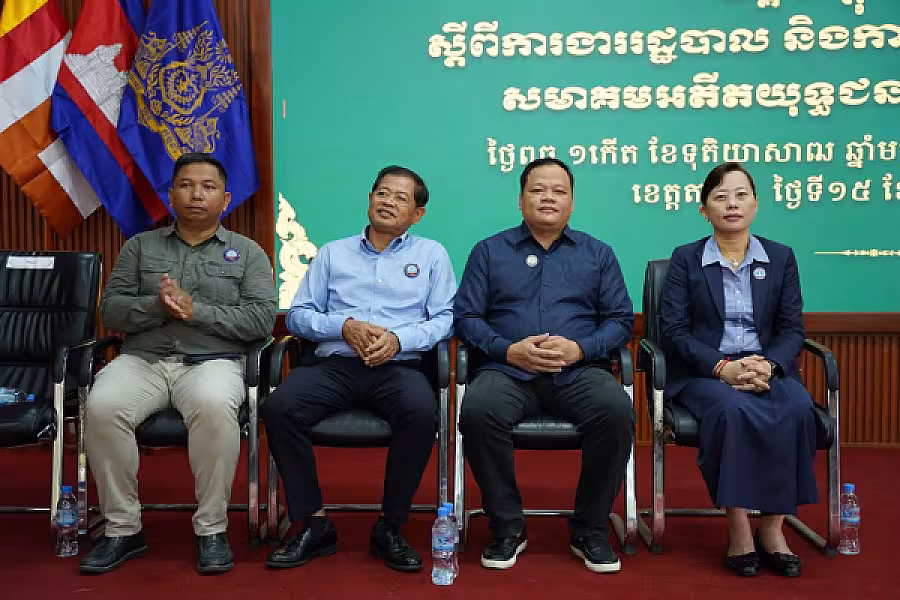 ឯកឧត្តម ឈៀ ស៊ីដារ៉ា អញ្ជើញបើកវគ្គបណ្តុះបណ្តាលស្តីពីការងាររដ្ឋបាល និង ការងារបេឡាមរណសង្គ្រោះ ជូន អ.ន.ក.ខេត្តតាកែវ - Image 7