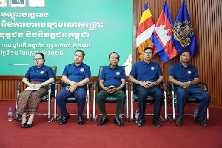 ឯកឧត្តម ឈៀ ស៊ីដារ៉ា អញ្ជើញបើកវគ្គបណ្តុះបណ្តាលស្តីពីការងាររដ្ឋបាល និង ការងារបេឡាមរណសង្គ្រោះ ជូន អ.ន.ក.ខេត្តតាកែវ - Image 8