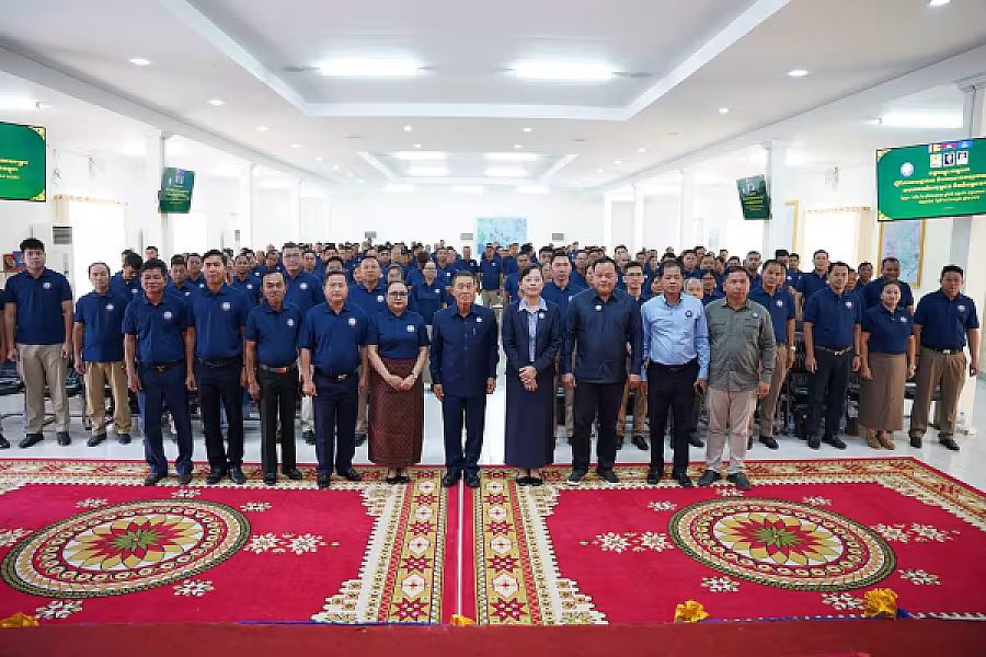 ឯកឧត្តម ឈៀ ស៊ីដារ៉ា អញ្ជើញបើកវគ្គបណ្តុះបណ្តាលស្តីពីការងាររដ្ឋបាល និង ការងារបេឡាមរណសង្គ្រោះ ជូន អ.ន.ក.ខេត្តតាកែវ - Image 10