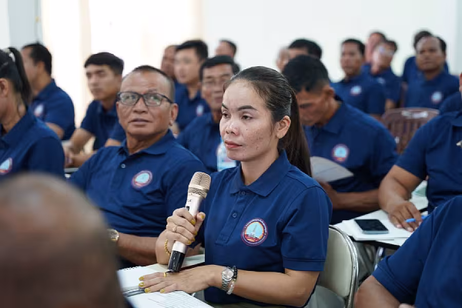 ឯកឧត្តម ឈៀ ស៊ីដារ៉ា អញ្ជើញបើកវគ្គបណ្តុះបណ្តាលស្តីពីការងាររដ្ឋបាល និង ការងារបេឡាមរណសង្គ្រោះ ជូន អ.ន.ក.ខេត្តតាកែវ - Image 13
