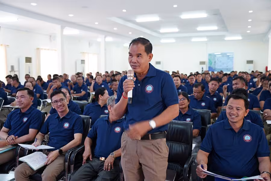 ឯកឧត្តម ឈៀ ស៊ីដារ៉ា អញ្ជើញបើកវគ្គបណ្តុះបណ្តាលស្តីពីការងាររដ្ឋបាល និង ការងារបេឡាមរណសង្គ្រោះ ជូន អ.ន.ក.ខេត្តតាកែវ - Image 14