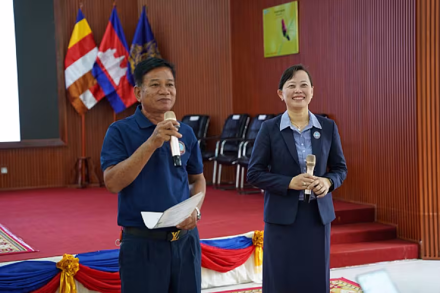 ឯកឧត្តម ឈៀ ស៊ីដារ៉ា អញ្ជើញបើកវគ្គបណ្តុះបណ្តាលស្តីពីការងាររដ្ឋបាល និង ការងារបេឡាមរណសង្គ្រោះ ជូន អ.ន.ក.ខេត្តតាកែវ - Image 21