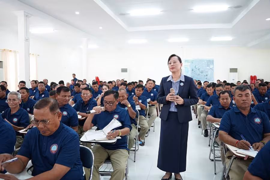 ឯកឧត្តម ឈៀ ស៊ីដារ៉ា អញ្ជើញបើកវគ្គបណ្តុះបណ្តាលស្តីពីការងាររដ្ឋបាល និង ការងារបេឡាមរណសង្គ្រោះ ជូន អ.ន.ក.ខេត្តតាកែវ - Image 22