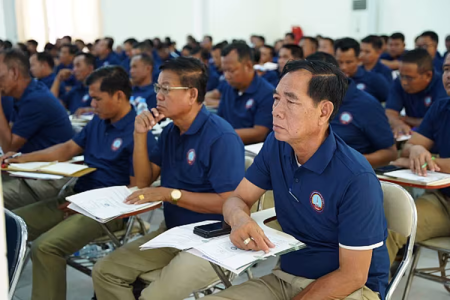 ឯកឧត្តម ឈៀ ស៊ីដារ៉ា អញ្ជើញបើកវគ្គបណ្តុះបណ្តាលស្តីពីការងាររដ្ឋបាល និង ការងារបេឡាមរណសង្គ្រោះ ជូន អ.ន.ក.ខេត្តតាកែវ - Image 25