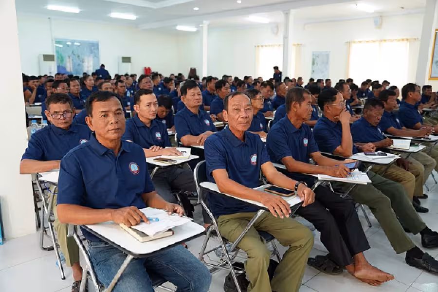 ឯកឧត្តម ឈៀ ស៊ីដារ៉ា អញ្ជើញបើកវគ្គបណ្តុះបណ្តាលស្តីពីការងាររដ្ឋបាល និង ការងារបេឡាមរណសង្គ្រោះ ជូន អ.ន.ក.ខេត្តតាកែវ - Image 27
