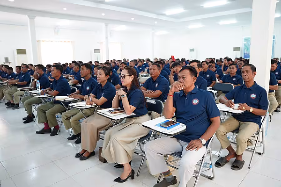 ឯកឧត្តម ឈៀ ស៊ីដារ៉ា អញ្ជើញបើកវគ្គបណ្តុះបណ្តាលស្តីពីការងាររដ្ឋបាល និង ការងារបេឡាមរណសង្គ្រោះ ជូន អ.ន.ក.ខេត្តតាកែវ - Image 28