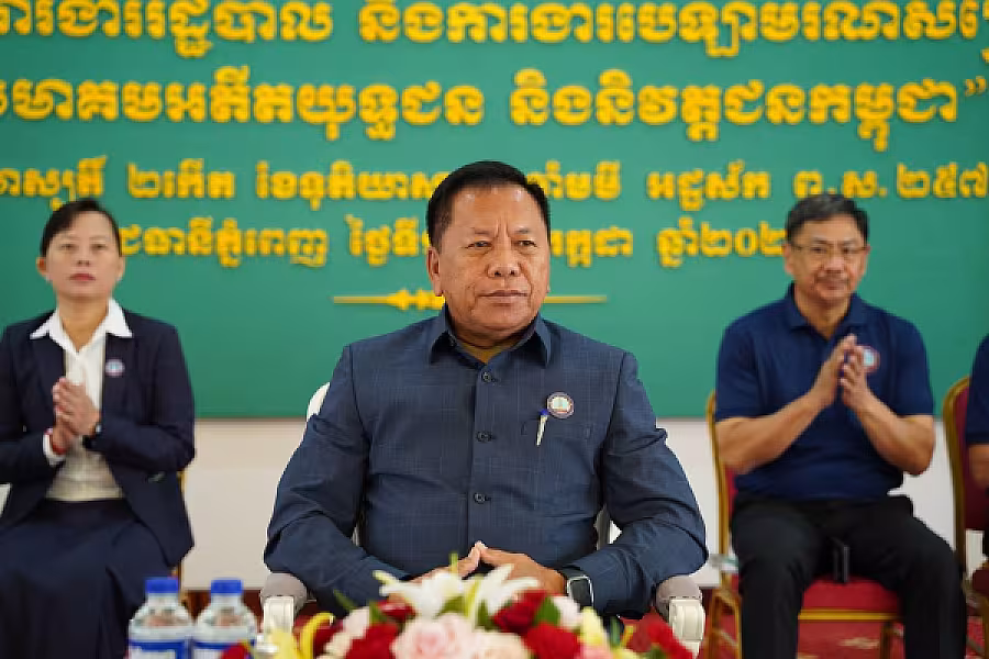 ឯកឧត្តម អ៊ុំ សុខ អញ្ជើញបើកវគ្គបណ្តុះបណ្តាលស្តីពីការងាររដ្ឋបាល និងការងារបេឡាមរណសង្គ្រោះ ជូន អ.ន.ក.រាជធានីភ្នំពេញ - Image 2