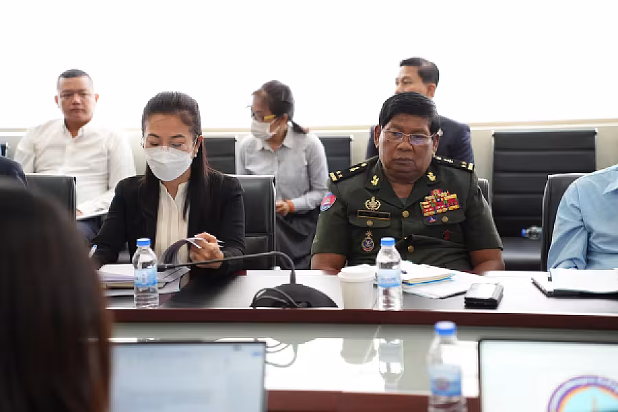 ឯកឧត្តមនាយឧត្តមសេនីយ៍ គន់ គីម ទេសរដ្ឋមន្រ្តី អនុប្រធាន និងជាអគ្គលេខាធិការសមាគមអតីតយុទ្ធជនកម្ពុជា - Image 12