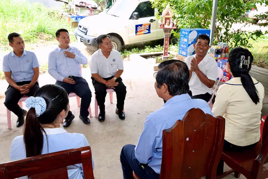 លោកជំទាវ ទុយ សិរីរតនៈ នេត្រភក្ត្រា អញ្ជើញចុះសួរសុខទុ​ក្ខ​អតីតមន្ត្រីរាជការ​ បម្រេីការងារនៅអគ្គនាយកដ្ឋានទូរទស្សន៍​ជាតិកម្ពុជា(TVK) - Image 4