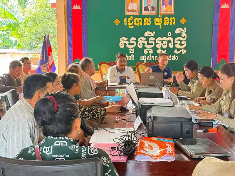 អ.ន.ក.ស្រុកសង្កែ ចាត់ក្រុមការងារចុះធ្វើបច្ចុប្បន្នភាពសមាជិក ក្នុងឃុំនរា - Image 2