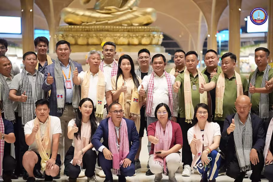 ឯកឧត្តម អ្នកឧកញ៉ា ម៉ម វណ្ណឌី អញ្ជើញទទួលស្វាគមន៍គណៈប្រតិភូ និងវិនិយោគិនចិនមកទស្សនកិច្ចធុរកិច្ចនៅកម្ពុជា - Image 24