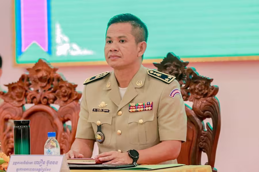 លោក ឧត្តមសេនីយ៍ទោ ឈឿន ប៊ុនឆន ស្នងការនគរបាលខេត្ត និងជាប្រធាន ស.អ.ក. ខេត្តព្រៃវែង សូមចូលរួមថវិកាចំនួន ៨លានរៀល ដើម្បីរៀបចំមហាសន្និបាតវិសាមញ្ញតំណាងសមាគមអតីតយុទ្ធជនកម្ពុជាទូទាំងប្រទេស