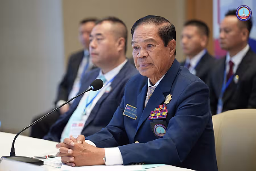 ឯកឧត្តម គន់ គីម អនុញ្ញាតឱ្យគណៈប្រតិភូសមាគមអតីតយុទ្ធជនខេត្តហ្គ័ងស៊ី ចូលជួបសម្តែងការគួរសម និងសំណេះសំណាលការងារ  - Image 4