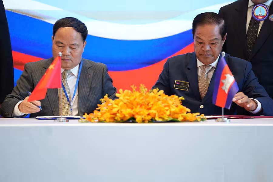 សមាគមអតីតយុទ្ធជន និងនិវត្តជនកម្ពុជា ចុះអនុស្សរណៈយោគយល់ជាមួយសមាគមអតីតយុទ្ធជនខេត្តហ្គ័ងស៊ីនៃសាធារណរដ្ឋប្រជាមានិតចិន - Image 4