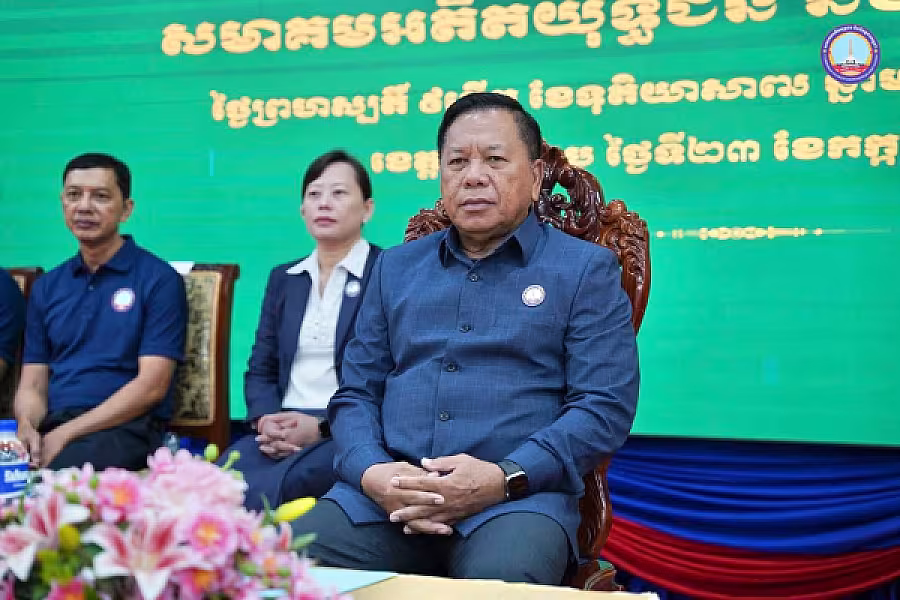ឯកឧត្តម អ៊ុំ សុខ អញ្ជើញបើកវគ្គបណ្តុះបណ្តាលស្តីពីការងាររដ្ឋបាល និងការងារបេឡាមរណសង្គ្រោះ អ.ន.ក. ខេត្តសៀមរាប - Image 2