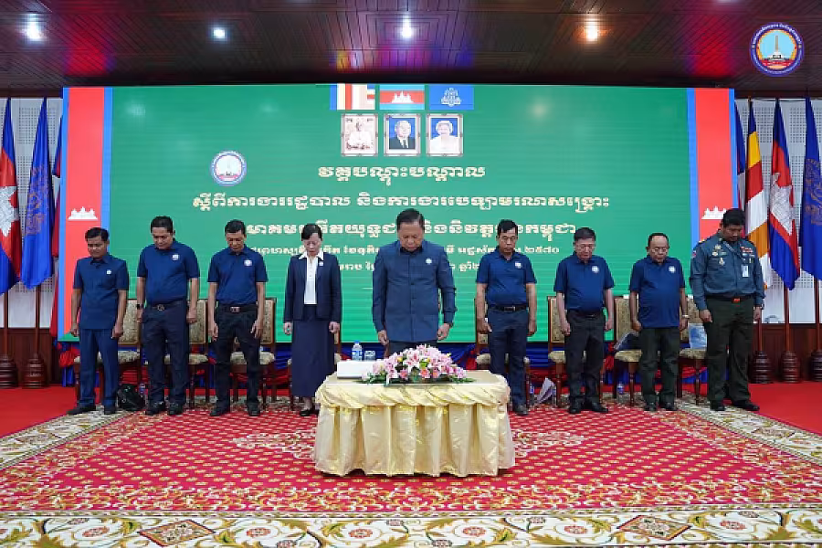 ឯកឧត្តម អ៊ុំ សុខ អញ្ជើញបើកវគ្គបណ្តុះបណ្តាលស្តីពីការងាររដ្ឋបាល និងការងារបេឡាមរណសង្គ្រោះ អ.ន.ក. ខេត្តសៀមរាប - Image 3