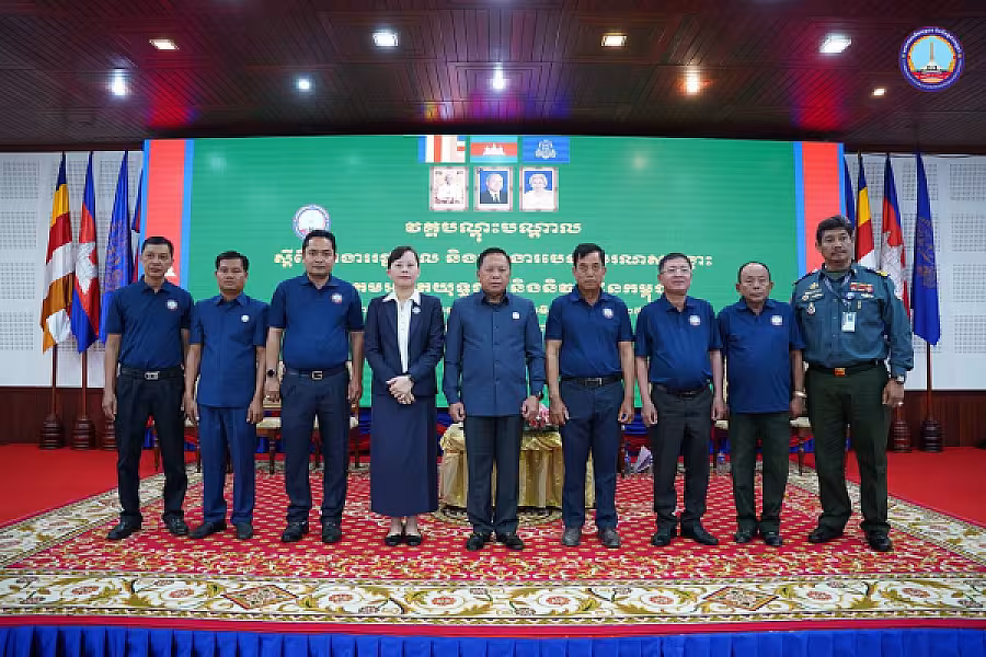 ឯកឧត្តម អ៊ុំ សុខ អញ្ជើញបើកវគ្គបណ្តុះបណ្តាលស្តីពីការងាររដ្ឋបាល និងការងារបេឡាមរណសង្គ្រោះ អ.ន.ក. ខេត្តសៀមរាប - Image 8