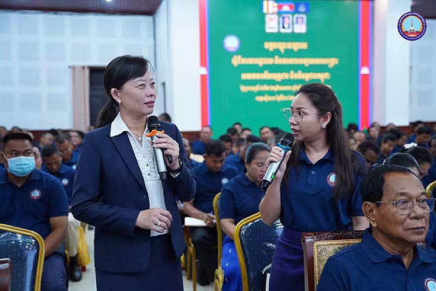 ឯកឧត្តម អ៊ុំ សុខ អញ្ជើញបើកវគ្គបណ្តុះបណ្តាលស្តីពីការងាររដ្ឋបាល និងការងារបេឡាមរណសង្គ្រោះ អ.ន.ក. ខេត្តសៀមរាប - Image 14