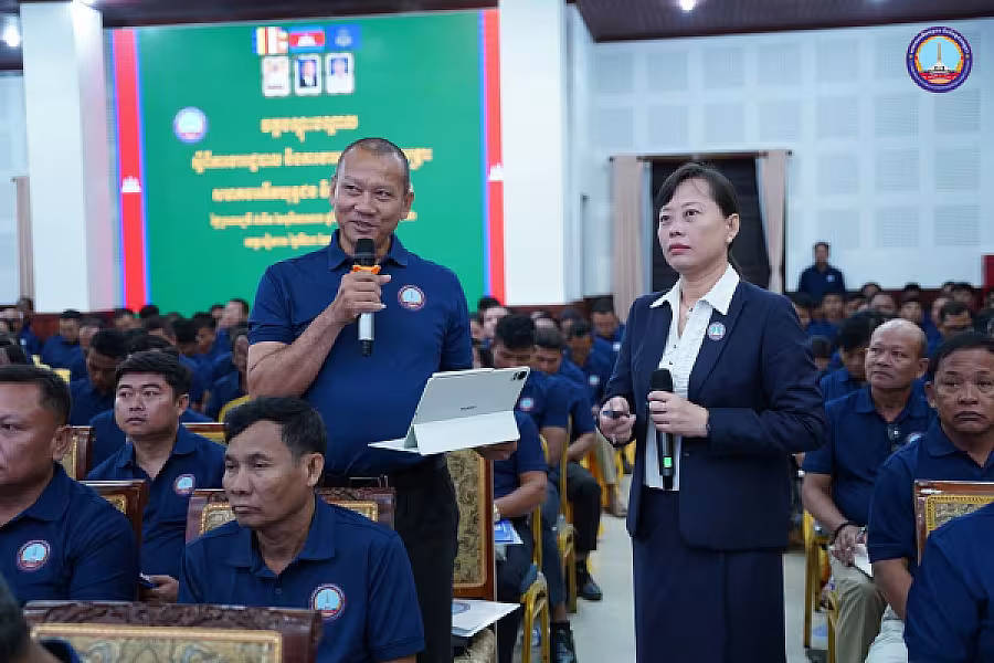 ឯកឧត្តម អ៊ុំ សុខ អញ្ជើញបើកវគ្គបណ្តុះបណ្តាលស្តីពីការងាររដ្ឋបាល និងការងារបេឡាមរណសង្គ្រោះ អ.ន.ក. ខេត្តសៀមរាប - Image 16