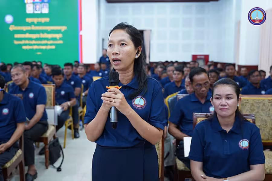 ឯកឧត្តម អ៊ុំ សុខ អញ្ជើញបើកវគ្គបណ្តុះបណ្តាលស្តីពីការងាររដ្ឋបាល និងការងារបេឡាមរណសង្គ្រោះ អ.ន.ក. ខេត្តសៀមរាប - Image 19