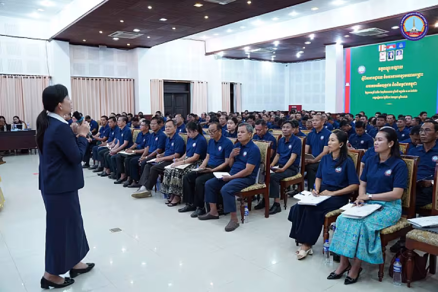 ឯកឧត្តម អ៊ុំ សុខ អញ្ជើញបើកវគ្គបណ្តុះបណ្តាលស្តីពីការងាររដ្ឋបាល និងការងារបេឡាមរណសង្គ្រោះ អ.ន.ក. ខេត្តសៀមរាប - Image 22