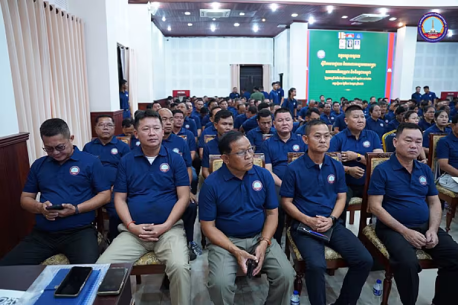 ឯកឧត្តម អ៊ុំ សុខ អញ្ជើញបើកវគ្គបណ្តុះបណ្តាលស្តីពីការងាររដ្ឋបាល និងការងារបេឡាមរណសង្គ្រោះ អ.ន.ក. ខេត្តសៀមរាប - Image 24
