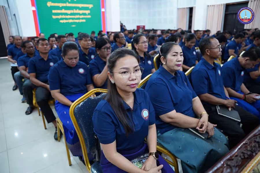 ឯកឧត្តម អ៊ុំ សុខ អញ្ជើញបើកវគ្គបណ្តុះបណ្តាលស្តីពីការងាររដ្ឋបាល និងការងារបេឡាមរណសង្គ្រោះ អ.ន.ក. ខេត្តសៀមរាប - Image 26