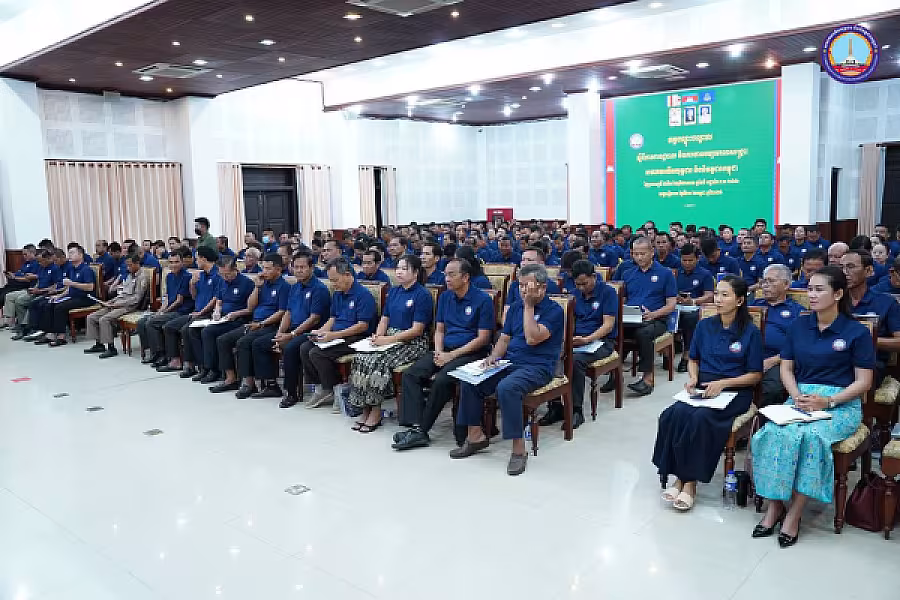 ឯកឧត្តម អ៊ុំ សុខ អញ្ជើញបើកវគ្គបណ្តុះបណ្តាលស្តីពីការងាររដ្ឋបាល និងការងារបេឡាមរណសង្គ្រោះ អ.ន.ក. ខេត្តសៀមរាប - Image 29