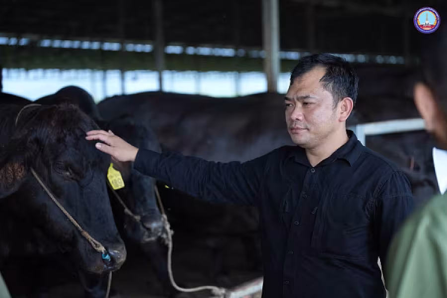 ឯកឧត្តម អ្នកឧកញ៉ា ម៉ម វណ្ណឌី ដឹកនាំគណៈប្រតិភូ សមាគមអតីតយុទ្ធជនខេត្តហ្គ័ងស៊ី និងក្រុមអ្នកវិនិយោគចិនធ្វើទស្សនកិច្ចនៅកសិដ្ឋានក្រុមហ៊ុន ឌីភីម្ចាស់ចម្ការ - Image 16