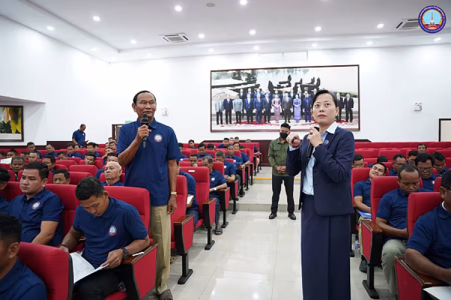 ឯកឧត្តម ឈៀ ស៊ីដារ៉ា អញ្ជើញជាអធិបតីពិធីបើកវគ្គបណ្តុះបណ្តាលជូន អ.ន.ក.ខេត្តកំពង់ស្ពឺ - Image 12