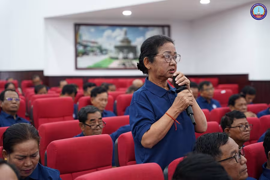 ឯកឧត្តម ឈៀ ស៊ីដារ៉ា អញ្ជើញជាអធិបតីពិធីបើកវគ្គបណ្តុះបណ្តាលជូន អ.ន.ក.ខេត្តកំពង់ស្ពឺ - Image 15