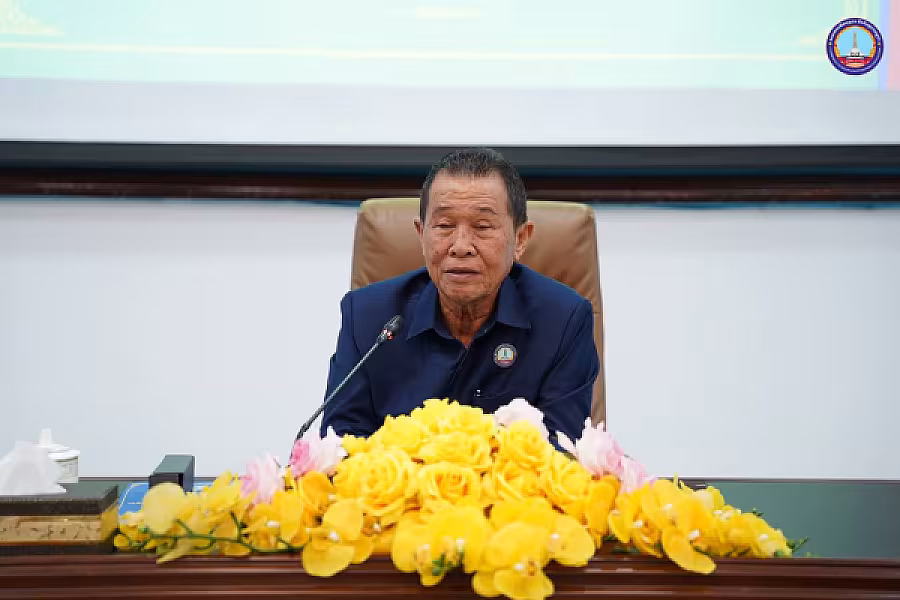 ឯកឧត្តម ឈៀ ស៊ីដារ៉ា អញ្ជើញអញ្ជើញជាអធិបតីពិធីបើកវគ្គបណ្តុះបណ្តាលជូន អ.ន.ក.ខេត្តព្រះសីហនុ
