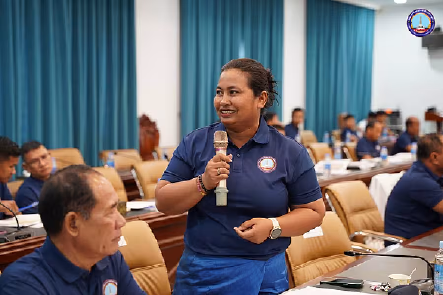 ឯកឧត្តម ឈៀ ស៊ីដារ៉ា អញ្ជើញអញ្ជើញជាអធិបតីពិធីបើកវគ្គបណ្តុះបណ្តាលជូន អ.ន.ក.ខេត្តព្រះសីហនុ - Image 15